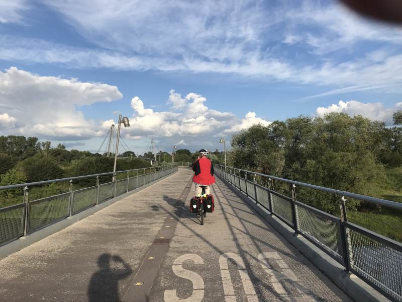 Fahrt Richtung Herrenkrug