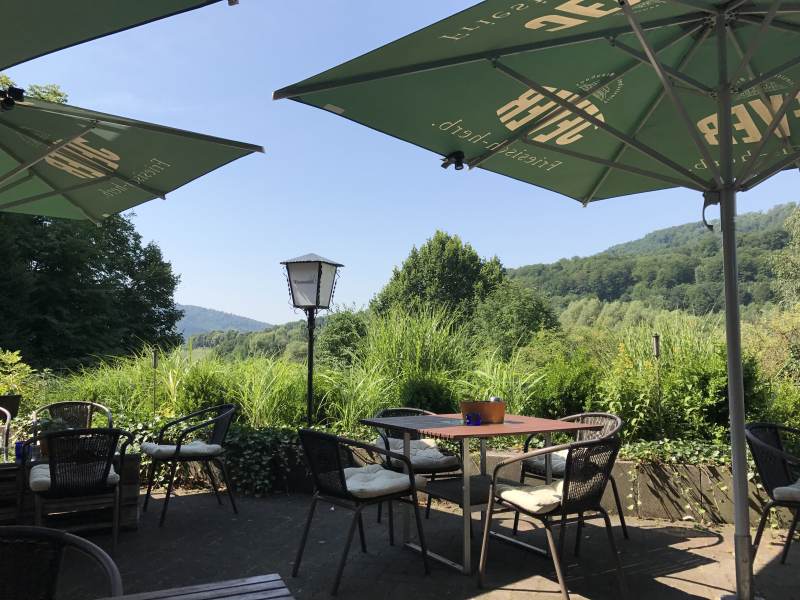 Die Terrasse der Klostermühle