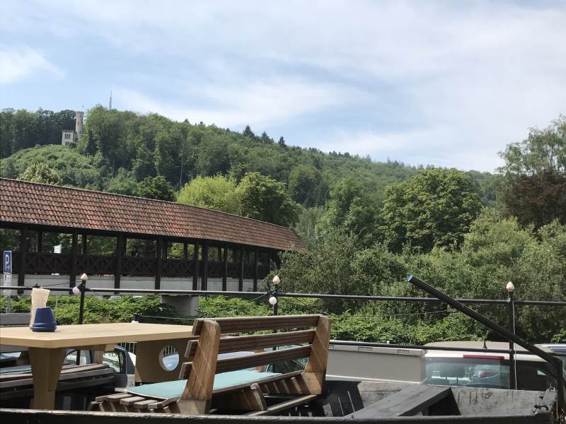 Blick auf die Mühlenbrücke in Hannoversch Münden