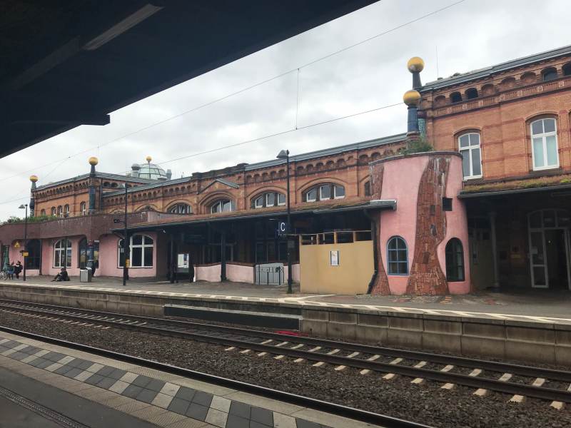 Blick vom Bahnsteig