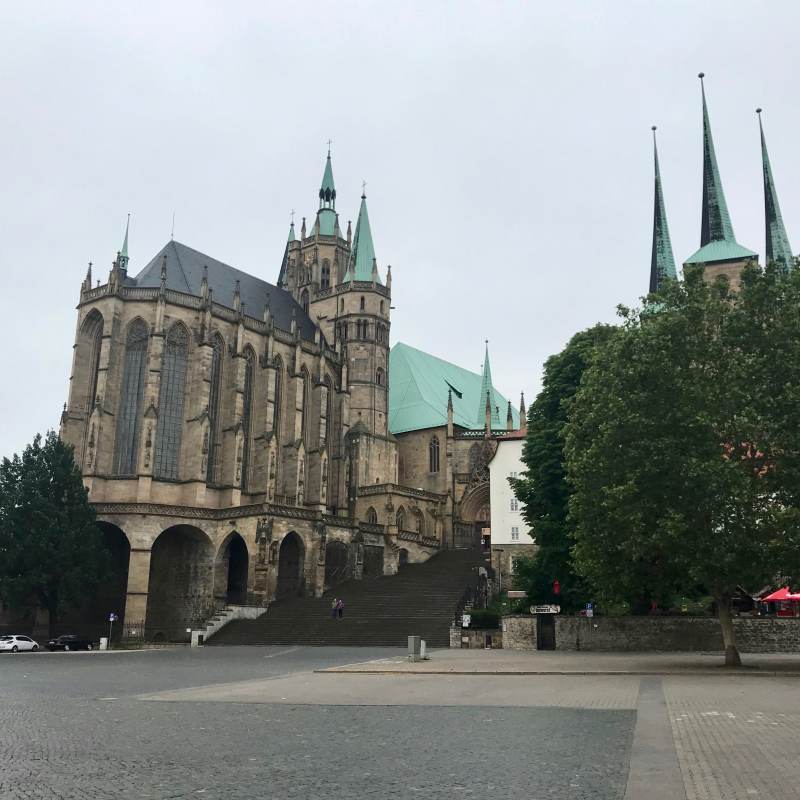 Der Erfurter Dom, noch (?) ohne Freilichtbühne