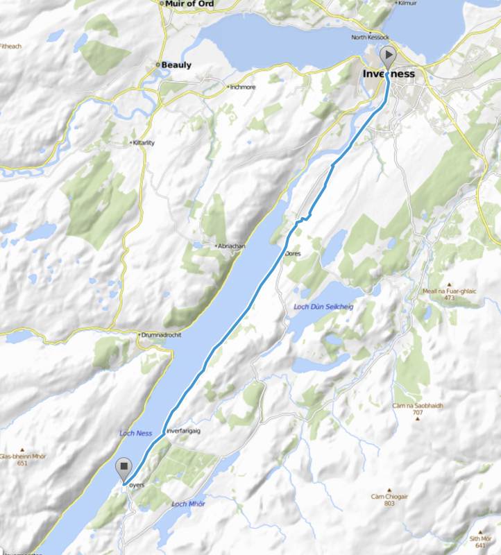 33 km mit 370 gefahrenen Höhenmetern