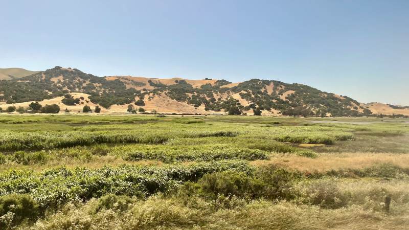 Annäherung an die Suisun Bay