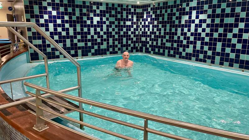 Pool auf der Fähre, toll!