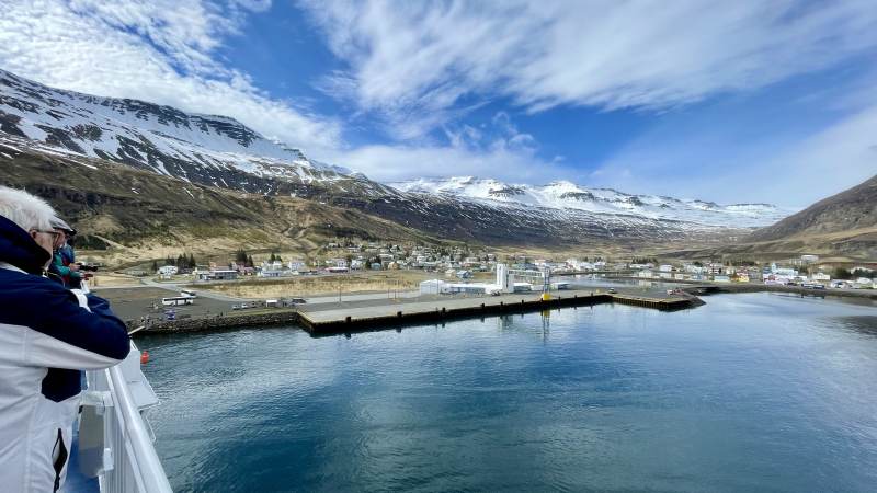 Der Anleger von Seyðisfjörður