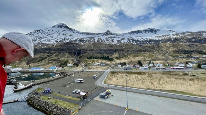 Blick auf das Hafengelände